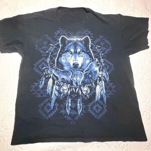 Vintage 90’s Wolf Dreamcatcher TShirt!!